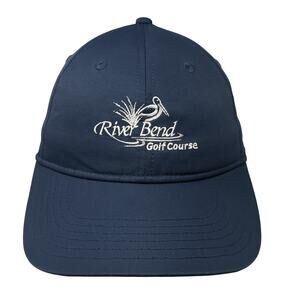 River Bend Golf Course Baseball Cap Blue OS Adjustable Embroidered TaylorMade